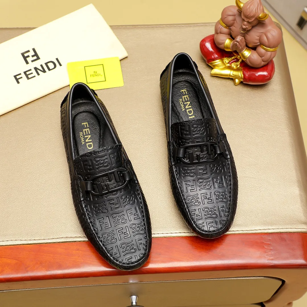 Men's shoes💰380💰💰[FENDI-FENDI] Classic new men's casual slip-on shoes🇨🇳Counter quality, original 1:1 high-quality workmanship💯The upper is made of imported first-layer cow Leather, 🐷leather lining, fashionable lazy beanie design 🌴casual Loaf style, with original raw rubber wear-resistant outsole 🌾definitely high-end and classy, only for drivers 🍀A must-have for trendy men, @@optional! 🍓Code number 38-44 (45🉑️customized, non-refundable and non-exchangeable)